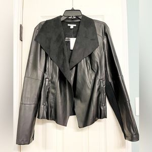 Bar iii 🖤 Black Leathersuede Jacket